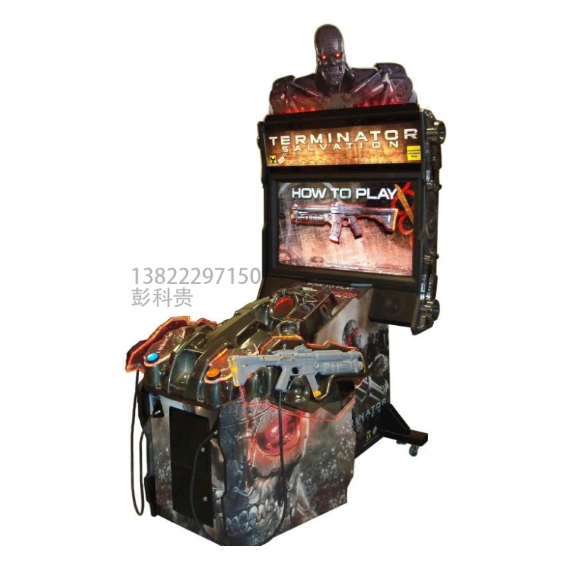 Daizustar Terminator 4 двойной лазерный игровой автомат для стрельбы машина развлечения монетами симулятор взрослых