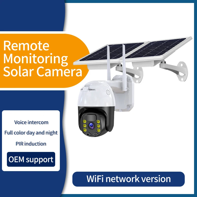 4G SIM Card 1080P Camera WIFI Solar Panel Battery Powered Smart Security Monitor Two-way Intrusion Alarm Outdoor CCTV CAM