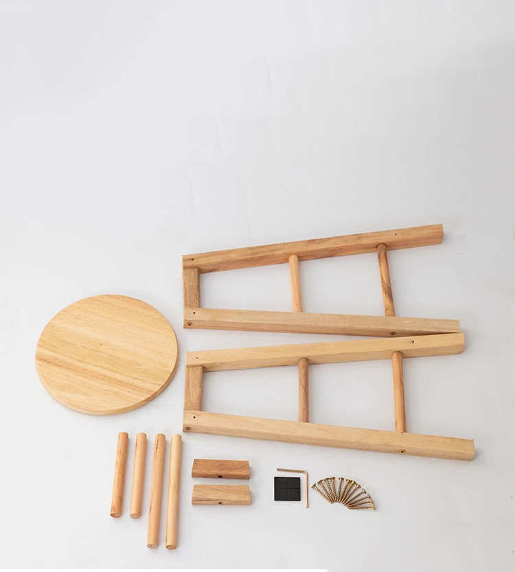 Home Kitchen desk Industrial Counter solid wood stool bar stool high chair bar stool Nordic bar chair