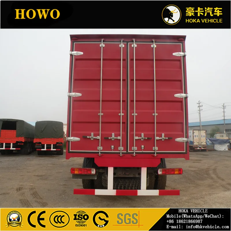 SINOTRUK HOWO 8X4 371HP 35T контейнер грузовик красный цвет