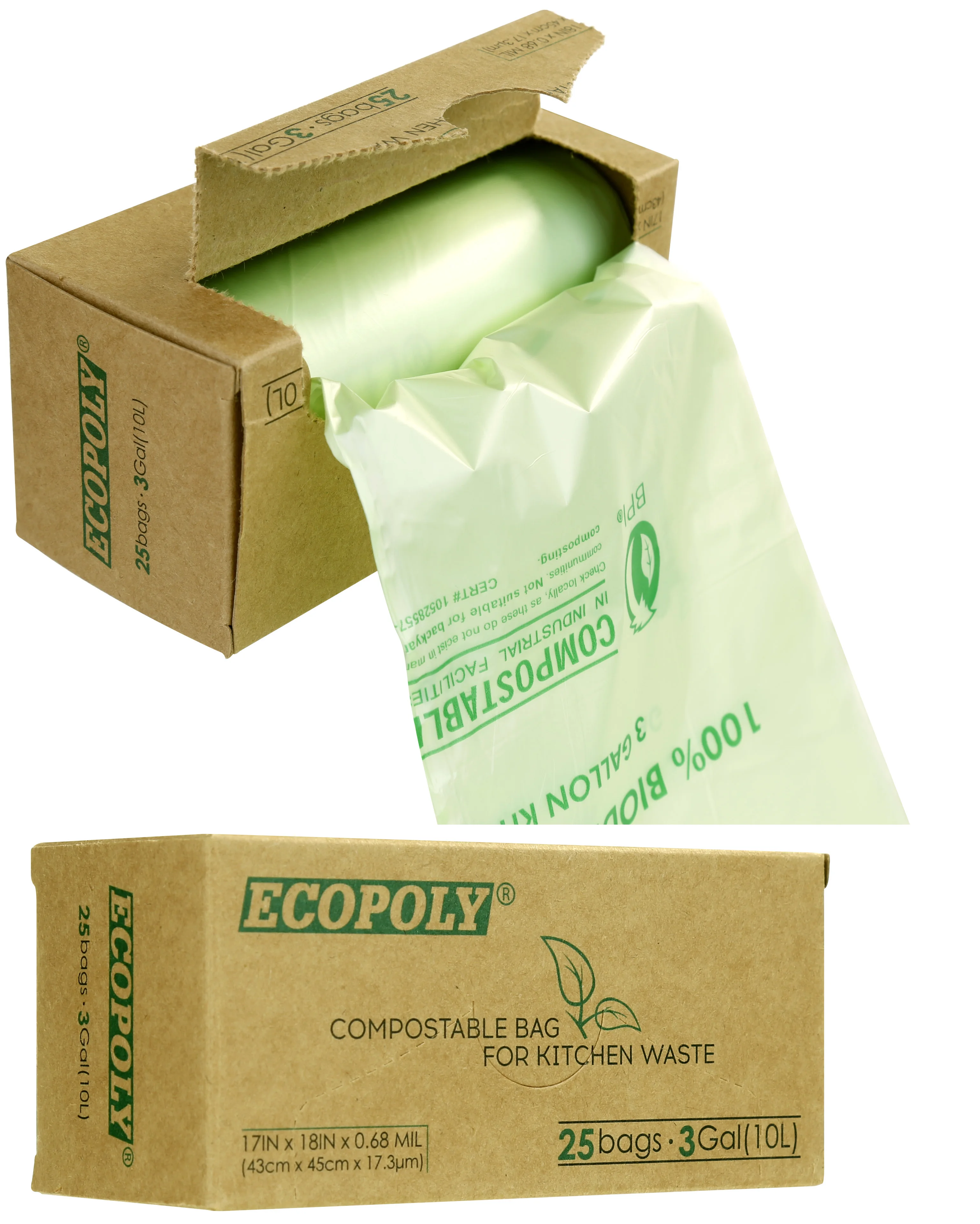 Eco-Friendly Garbage Bags Trash Compostable Biodegradable Packaging Bag With Cheap Price Low MOQ
