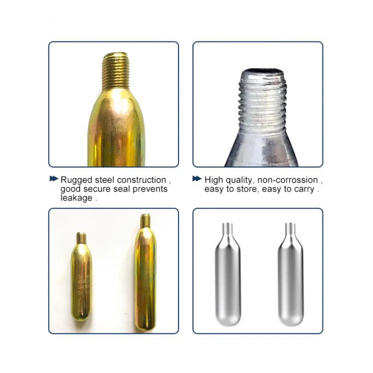 Cheap Promotional Co2 Gas Hunting Outdoor Sports Accessories Small Bottle Gas Cylinders