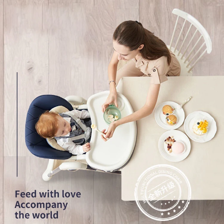 XIAOTANGLANG Folding Tables and Chairs for Events Baby High Chair with Wheels Baby Dining Table and Chair