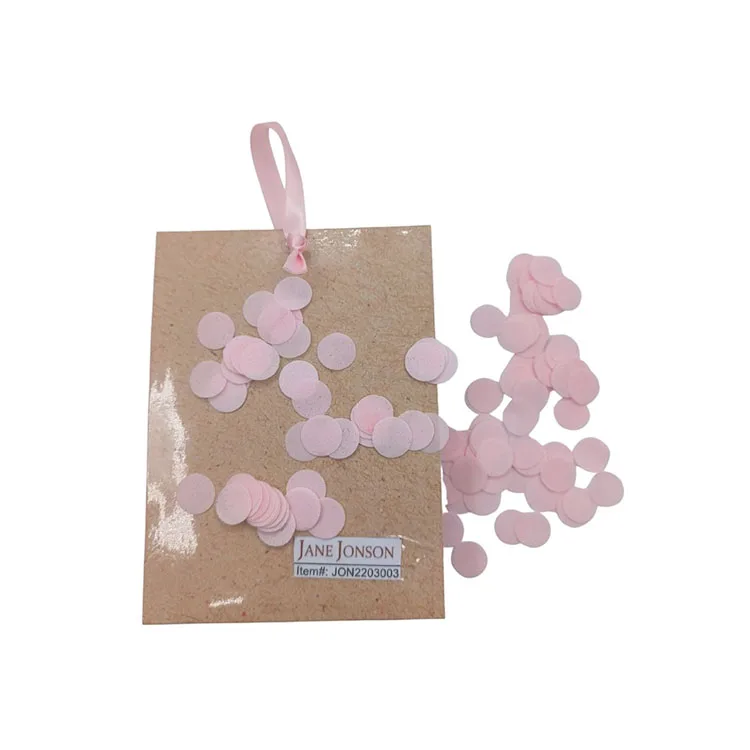 10g Rose Scented Paper Skin Care Bath Confetti Foam Flower Soap