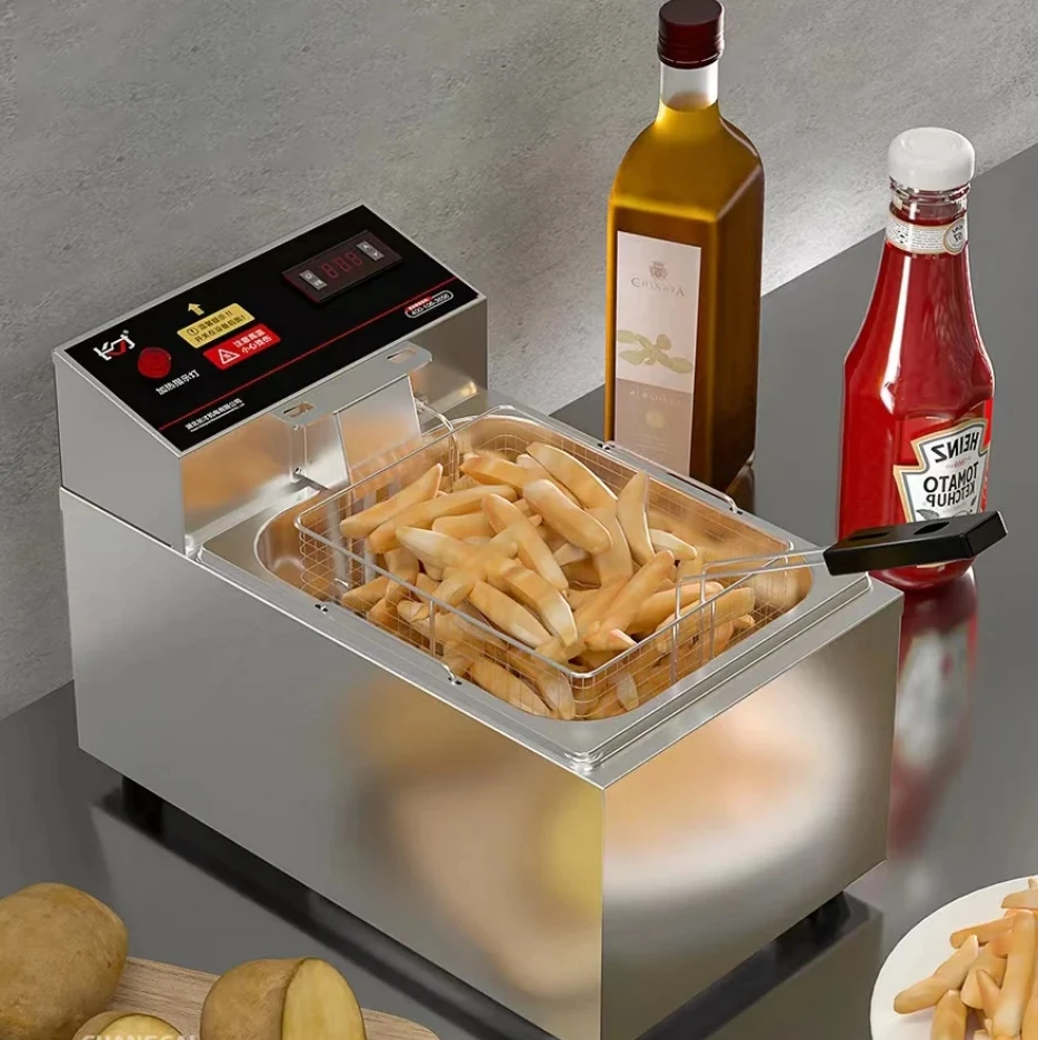 Factory Professional Commercial Electric Potato Deep Fryer for Fried Chicken Shop Fast Food Restaurant