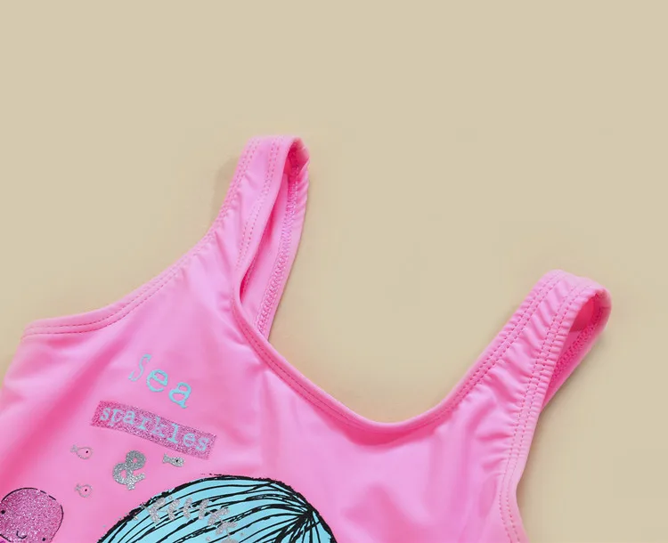 Chidren Girls Boutique Summer Mermaid One Piece Girls Swim Suit For 2020 Summer