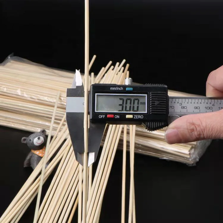 Bamboo Marshmallow Skewers No Point Skewer Stick Cotton Candy Corn Sticks for Automatic Cotton Candy Making