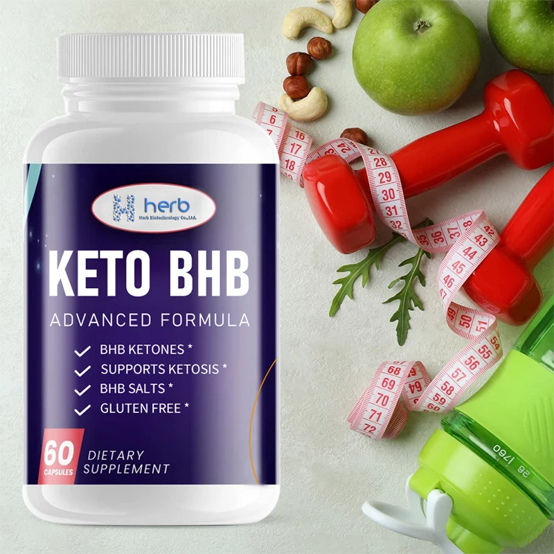 OEM/ODM завод BHB формула Кето диета сжигатель жира Keto bhb капсулы для похудения Взрослых Премиум витамины