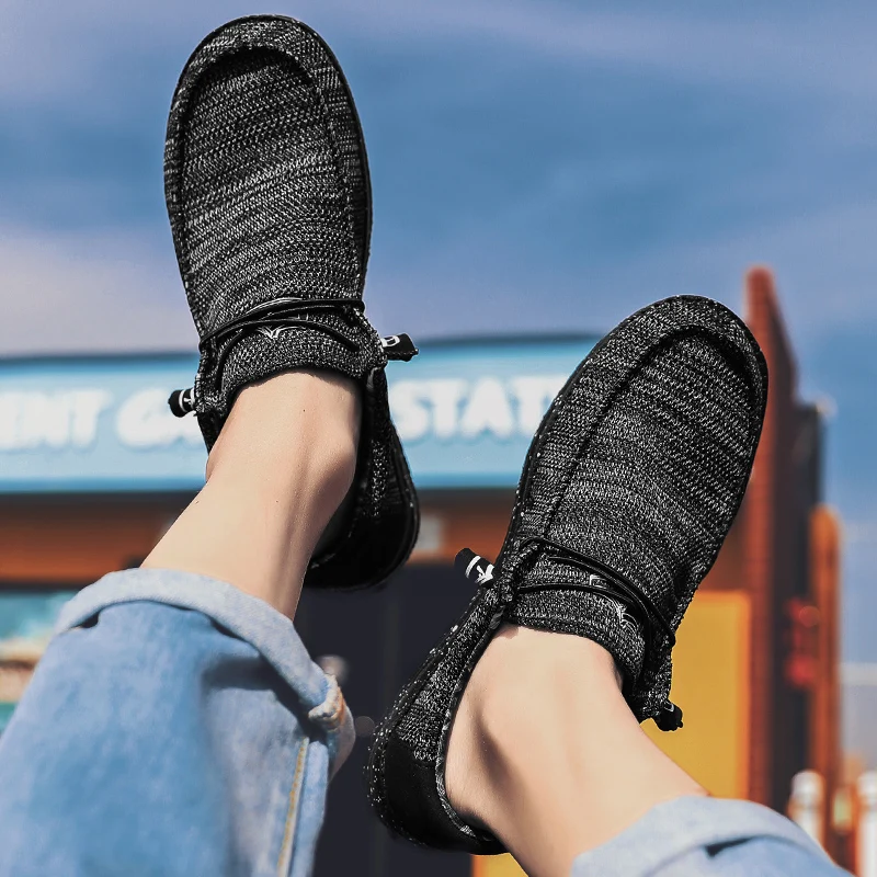 World-win original brand custom canvas shoes casual boat shoes espadrilles wholesale price men slip on loafers