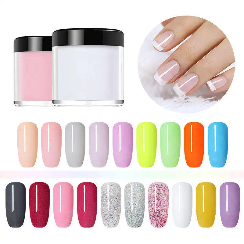 Custom Private Label 3 in 1 Acrylic Powder set Wholesale Private LOGO Nail Dipping Nail Acrylic Powder Essential Kit