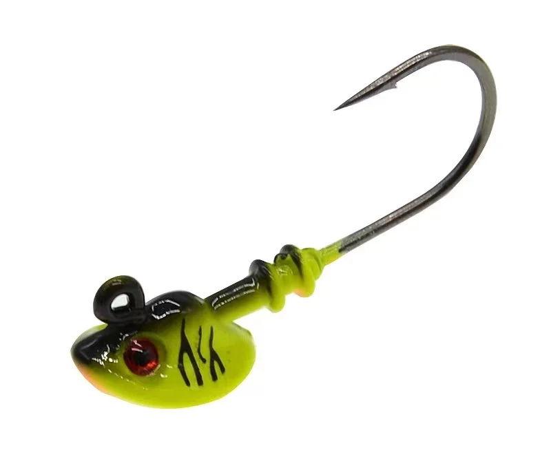 Fishing Accessories Lure Fishing  Materials Lure Fish head Soft bait hook Fishing Gear