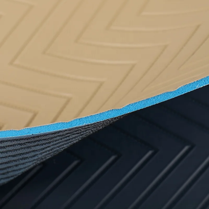 stock lot wireless embossed leather with high density sponge foam for car  seat mats