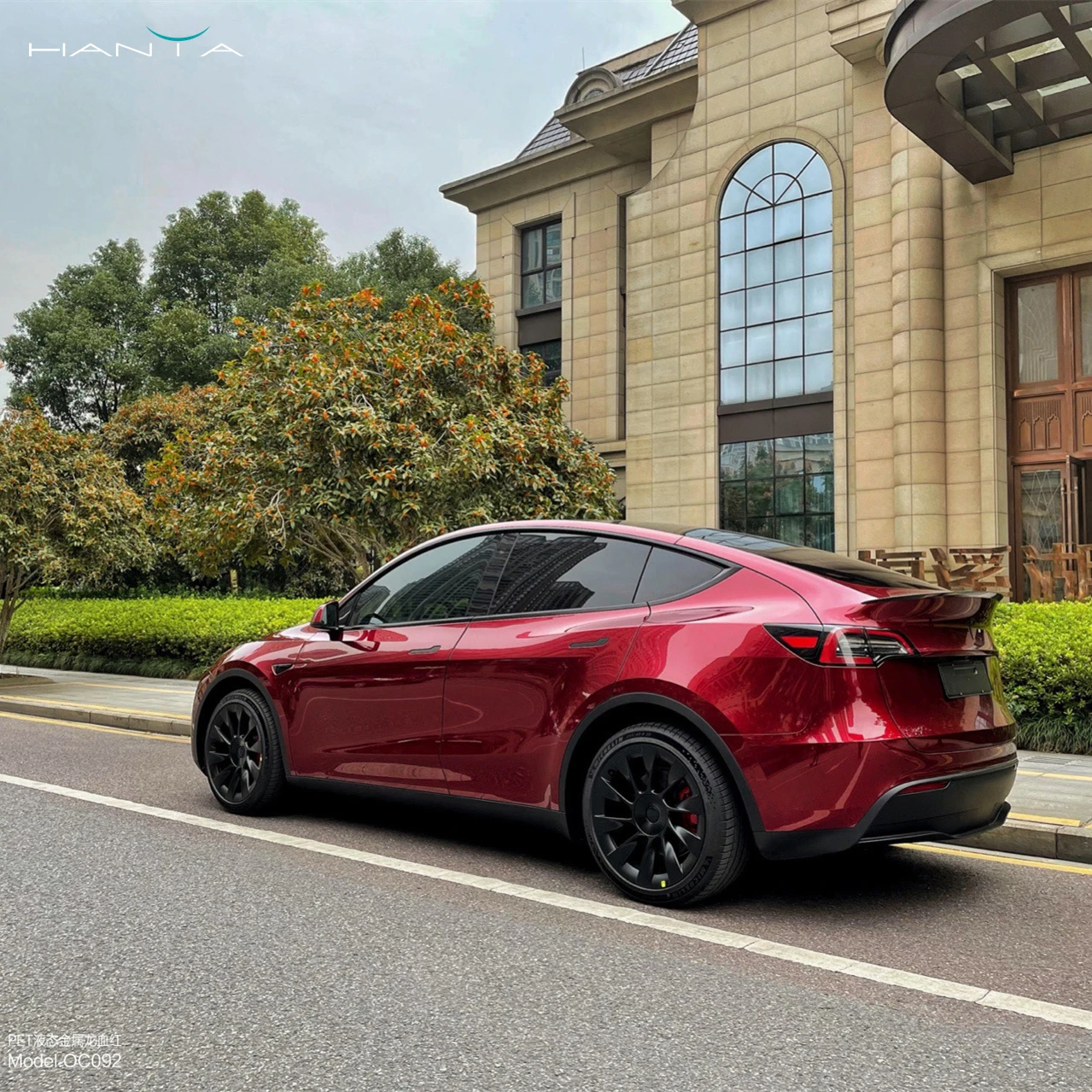 New Arrival Color Dragon Blood Red Auto Body Decoration PVC  Vinyl Car Design Wrapping Film