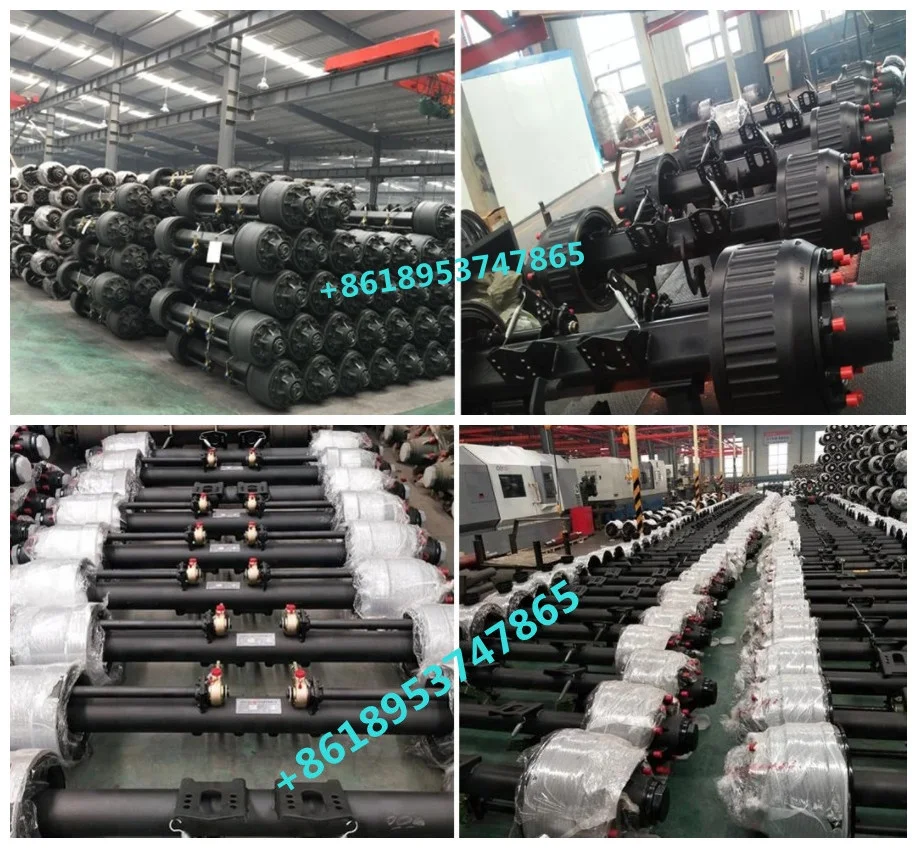 German type Axle 16t ton Semi-Trailer Parts High Quality Safety Trailer Axle