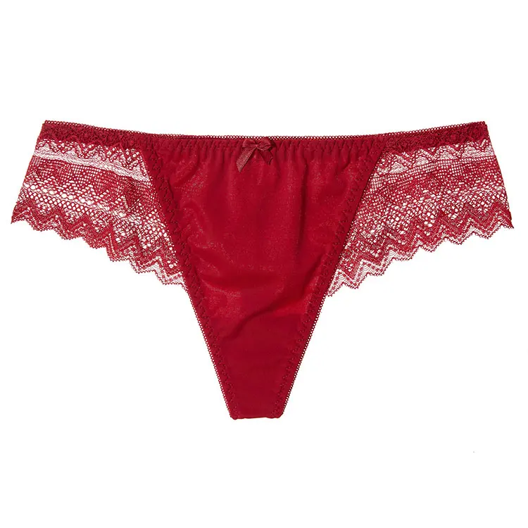 BEIZHI low rise young girl lace fancy underwear sexy women g string panties thongs