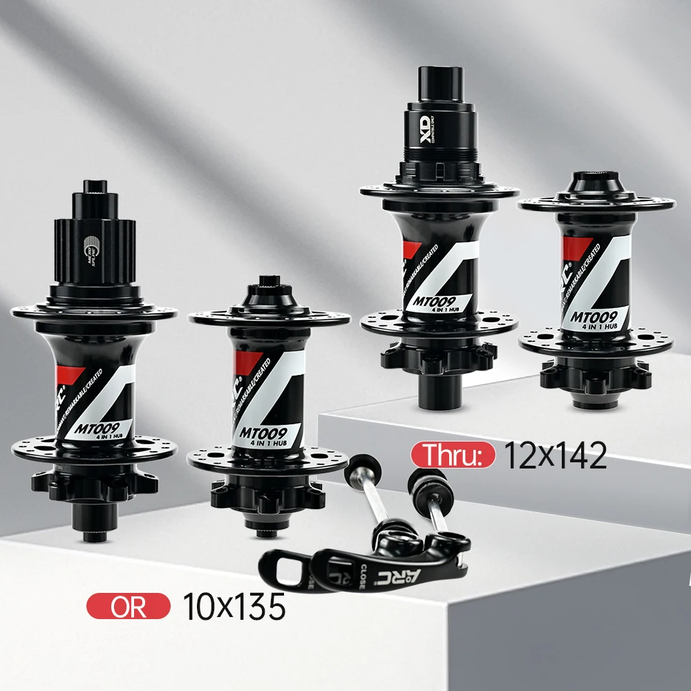 ARC Mountain Bike Hub MT009F/R 6 bearing 28/32/36 Holes 6 Pawls 3 Teeth 114Clicks XD/MS 12 Speeds Bicycle hubs