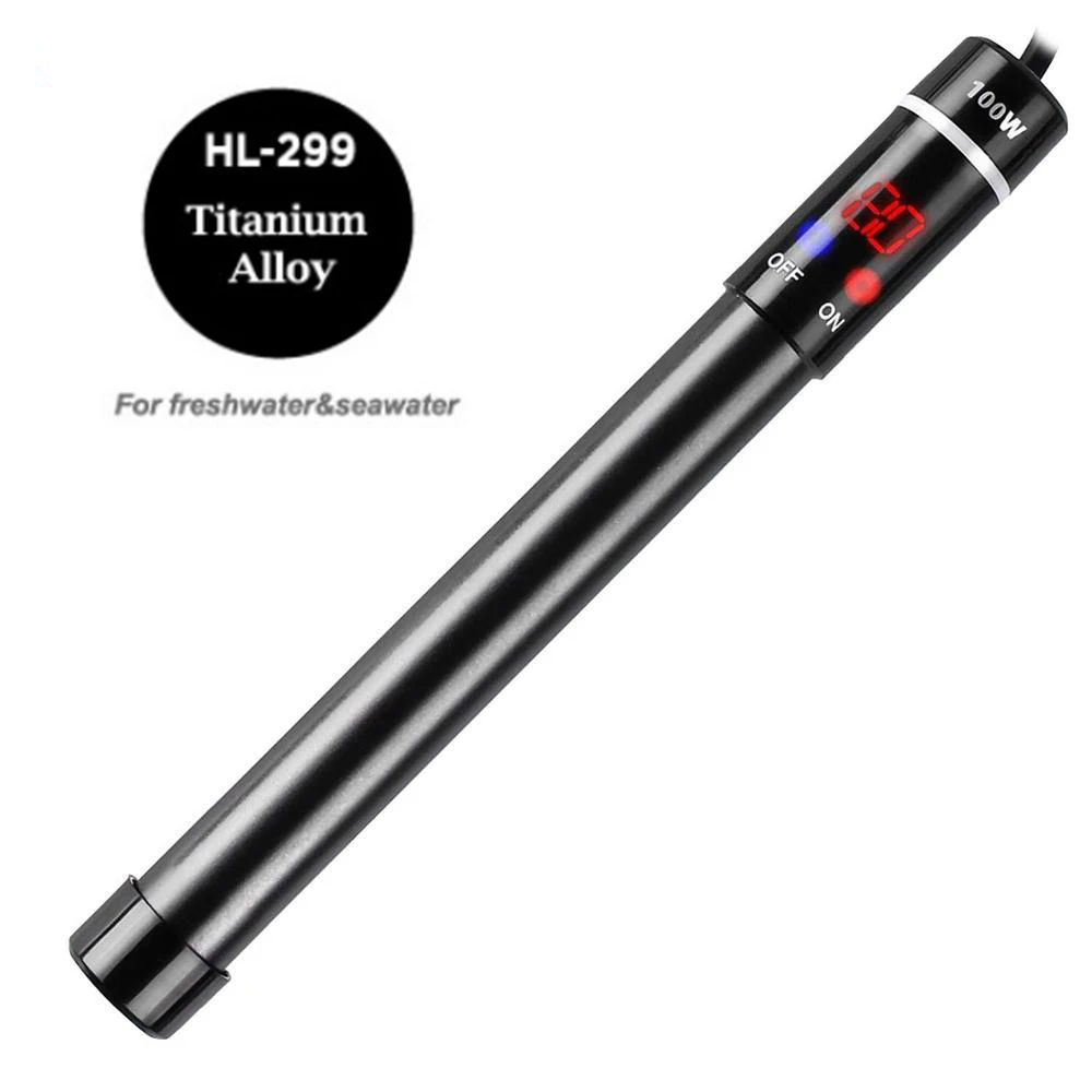China manufacturer Hot Sale Energy Saving Titanium fish tank LED Display Heater for Aquarium