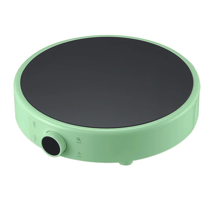 knob digital display electric round shape induction cooker for South Korea market