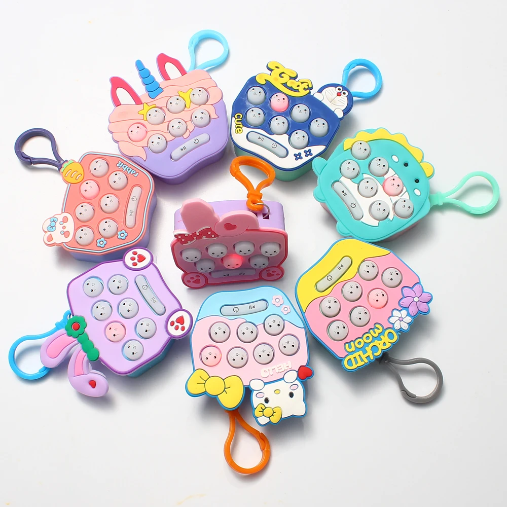 Factory Wholesale Kids Educational Toy Quick Push Game Console Electronic Pop Game Whack-a-mole For Children