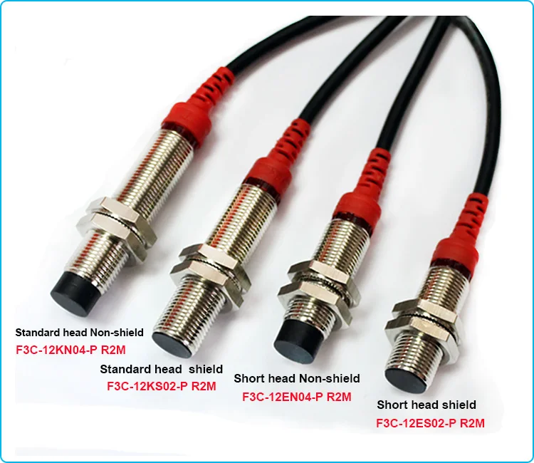 4mm M12 Metric thread non flush type inductive sensor DC 12-24V presence induction sensors