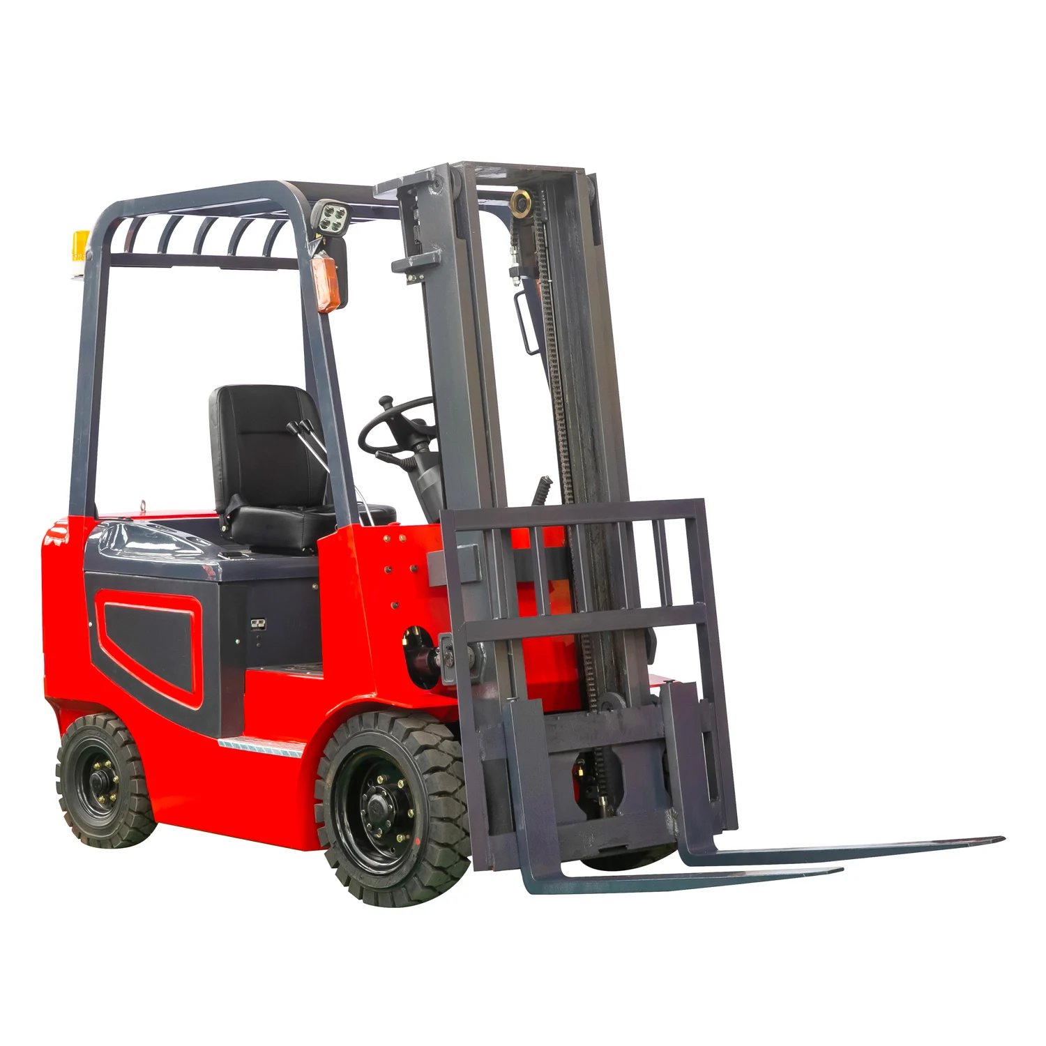 Четырехколесный 1 тонна 1,5 тонны 2 тонны Электрический вилочный погрузчик телескопический