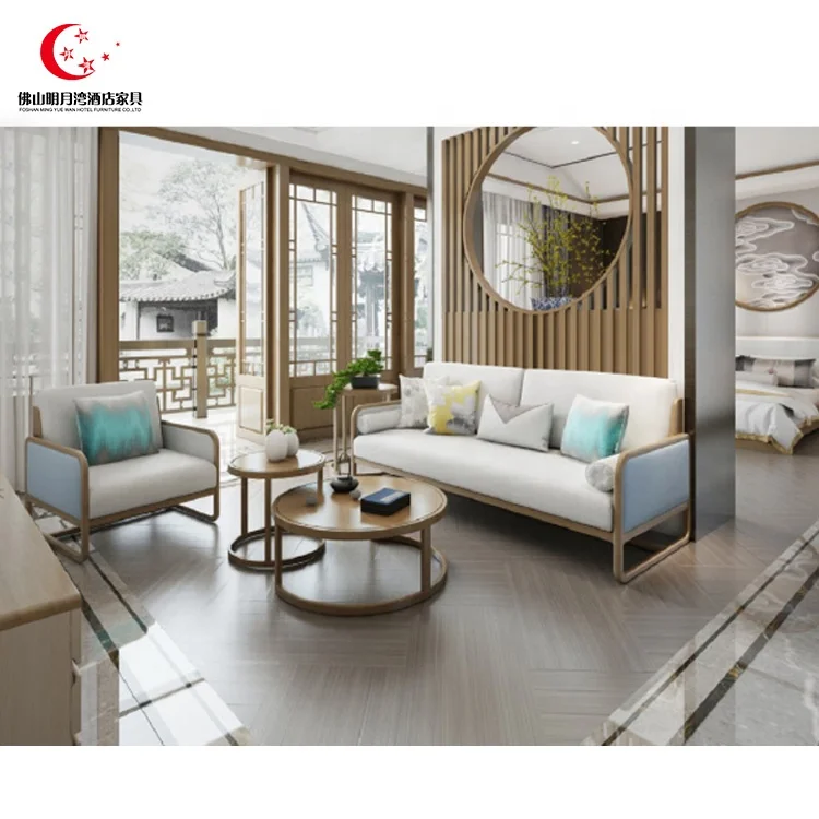 Mingyuewan custom new design pension home furniture sofa set