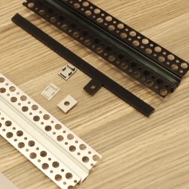
Plaster in aluminum led profile for drywall recessed mounted 2m and 3m length in stock selling 