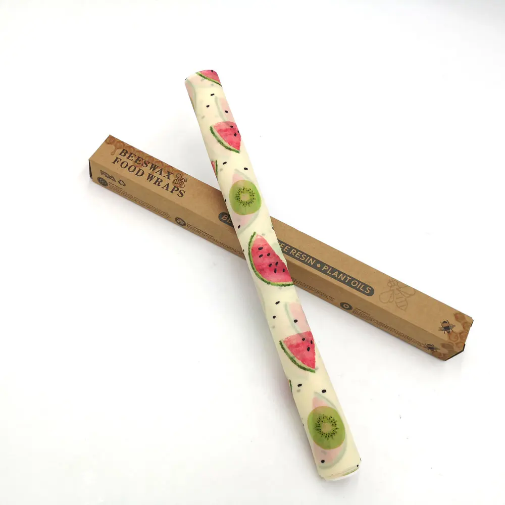 Washable Reusable Beeswax Food Wrap Paper Sheet Bee Wax Natural Organic Food Wraps LFGB Certified Reusable Food Beeswax Wrap
