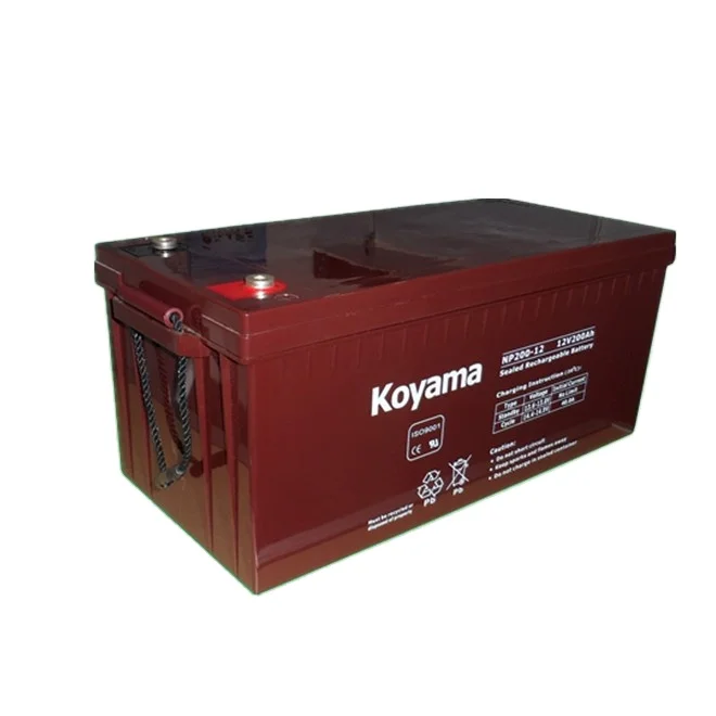 KOYAMA 200ah 12V VRLA AGM battery UPS battery rechargeable storage battery