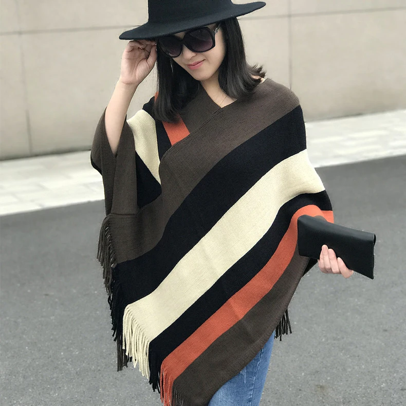 Fashion Woman Clothing Winter Knitted Patterns Crochet Handmade Sweater Poncho Women Scarf Shawls Lady Scarf Acrylic RUNMEIFA