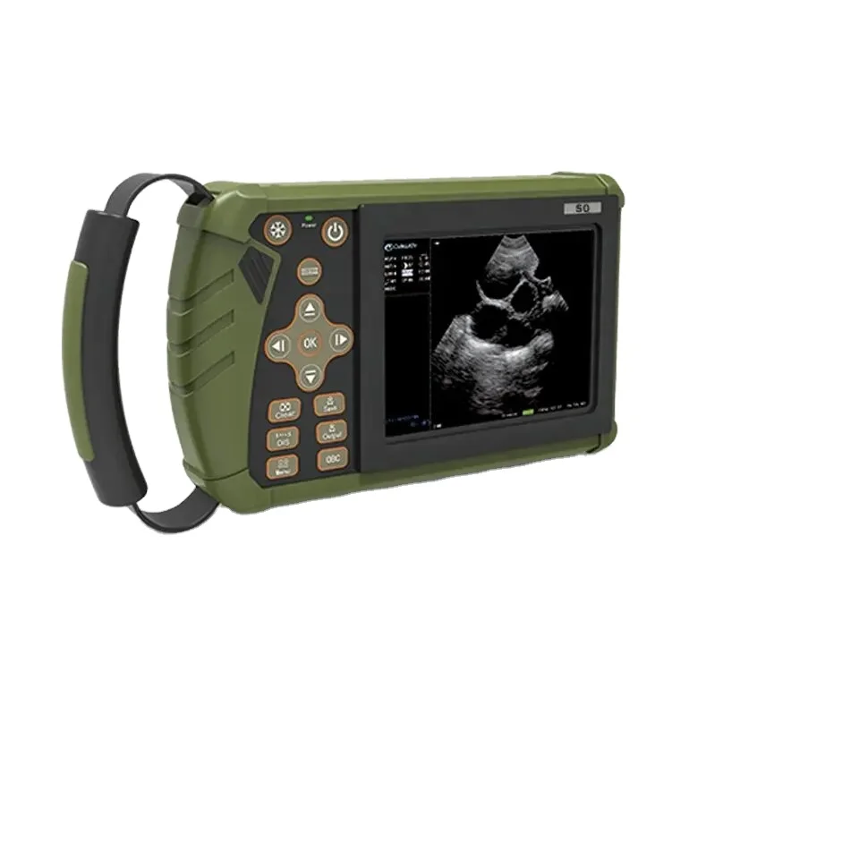 High definition large screen, high-definition medical handheld veterinary portable B-ultrasound scanner pregnancy detection kit