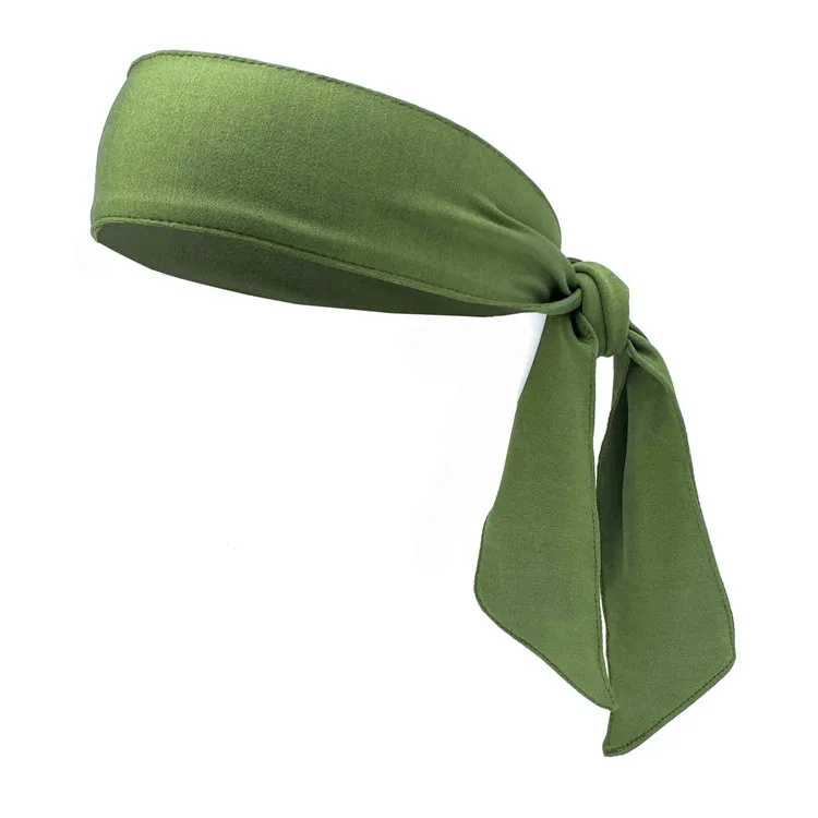 Explosive Models Custom Logo Design Knotted Adjustable Soccer Men And Women Tennis Head Band Customized Fit Sport Tie Headband