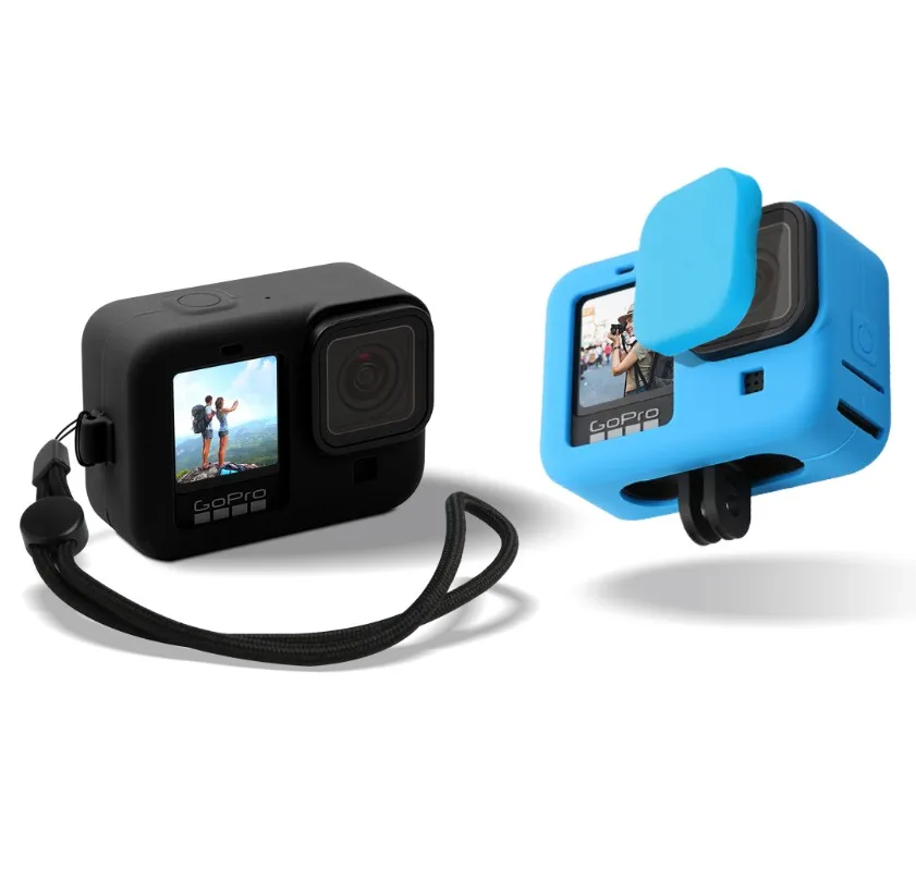 Силиконовый чехол для камеры Go Pro Hero9 водонепроницаемый защитный go pro hero9 аксессуары