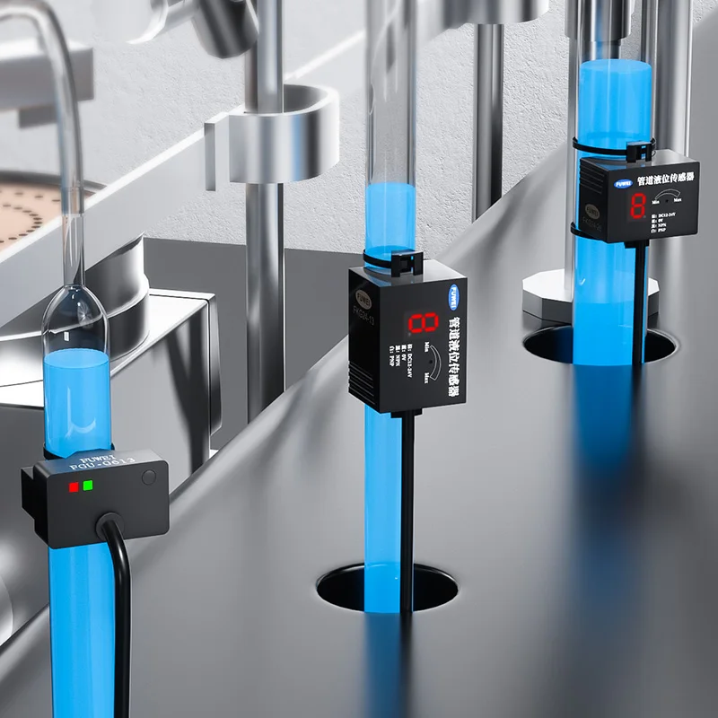 FUWEI FKG24-26 High Precision Liquid Level Control Digital Display Capacitive Pipe Liquid  Level Sensor