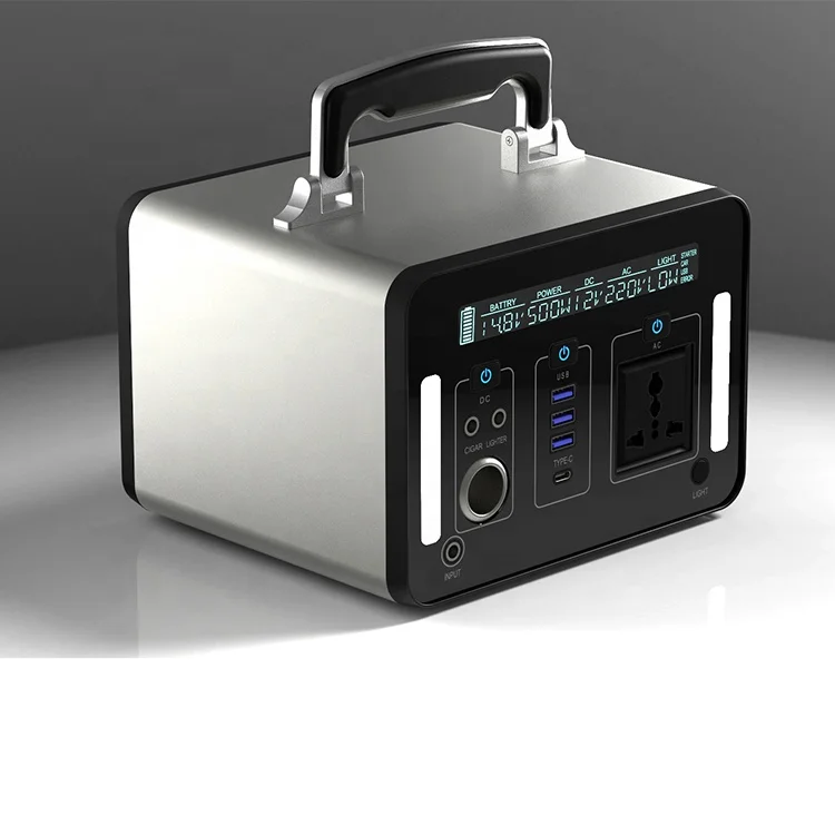 Emergency Backup Battery14.8v 500wh Portable Storage Battery 500w solar generator