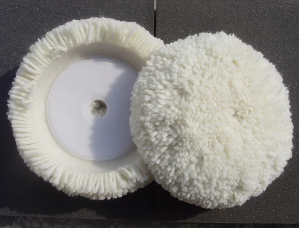 100% Concave natural  woolen polishing pad 6' inch