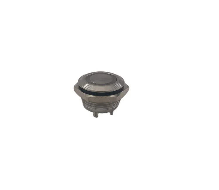 16MM  19mm 22mm Stainless Steel Super short button switch LED Illuminated Momentary 1NO Waterproof Metal RGB Led Push Button