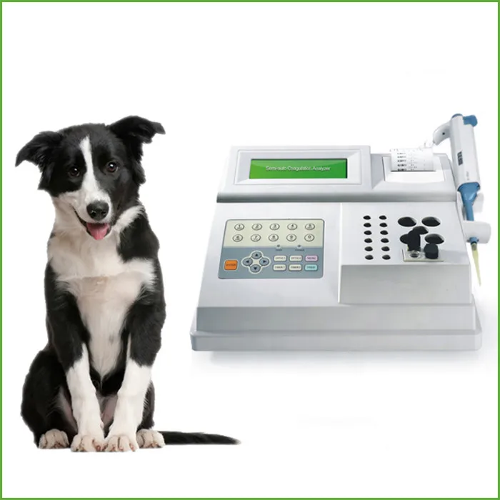 Medical Veterinary Equipment Double Channel Blood Analysis System Vet Coagulation Analyzer