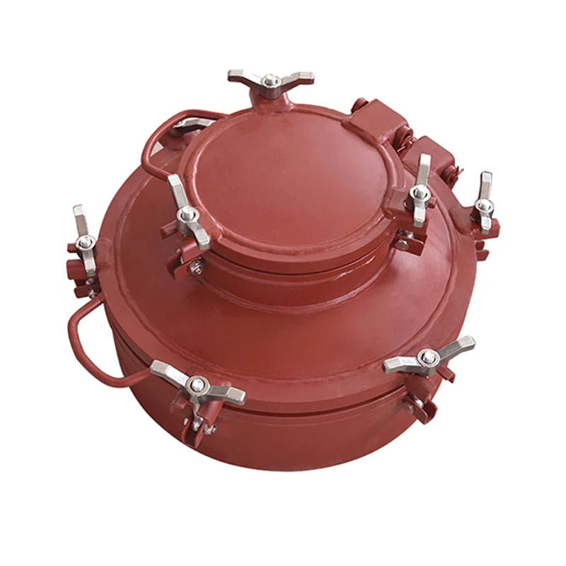 Sprinkler Tanker Bulk Cement Truck Manhole Tank Cover Customized Stainless Steel Carbon Steel Manhole Cover