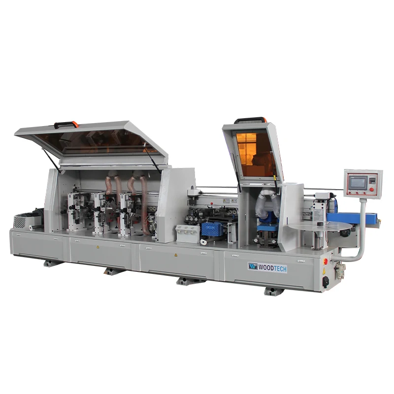 automatic wood pvc table edge bander banding trimming  machine carpenter edge banding machine
