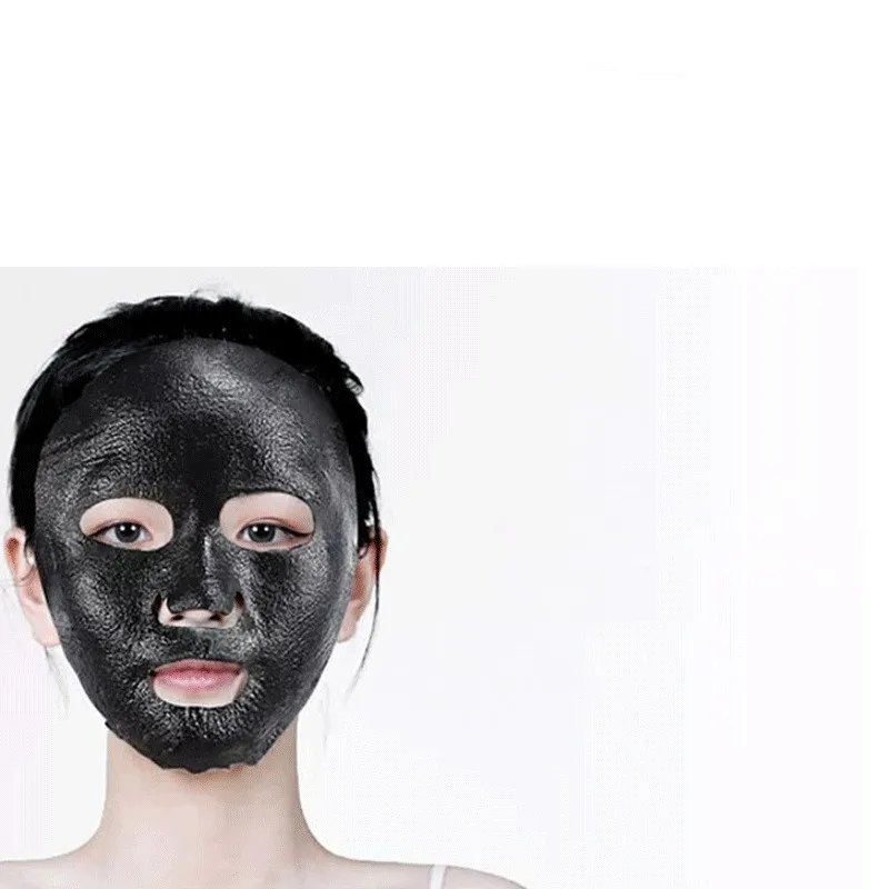 Bamboo Charcoal Cleaning facial mask  Bubble facial sheet mask moisturizer whitening facial mask