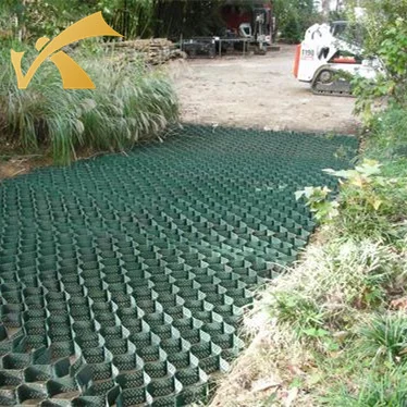 HDPE Plastic Driveway Gravel Grid Geocell for Soil Stabilization Retaining Walls Road Construction Slope Protection