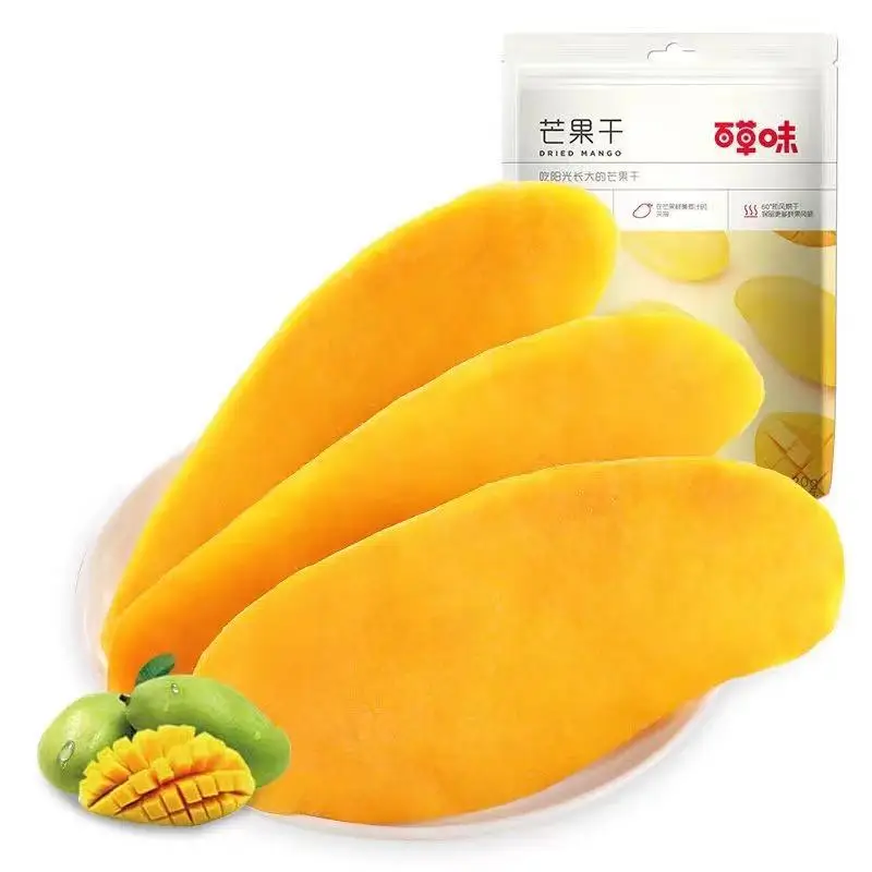 Baicao Flavour Wholesale fresh dried mango with Chinese natural flavor, sweet and sour snacks