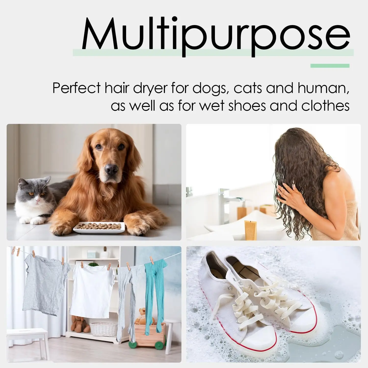 Pet grooming accessories adjustable fast speed heating motor dog cat hair pet dryer