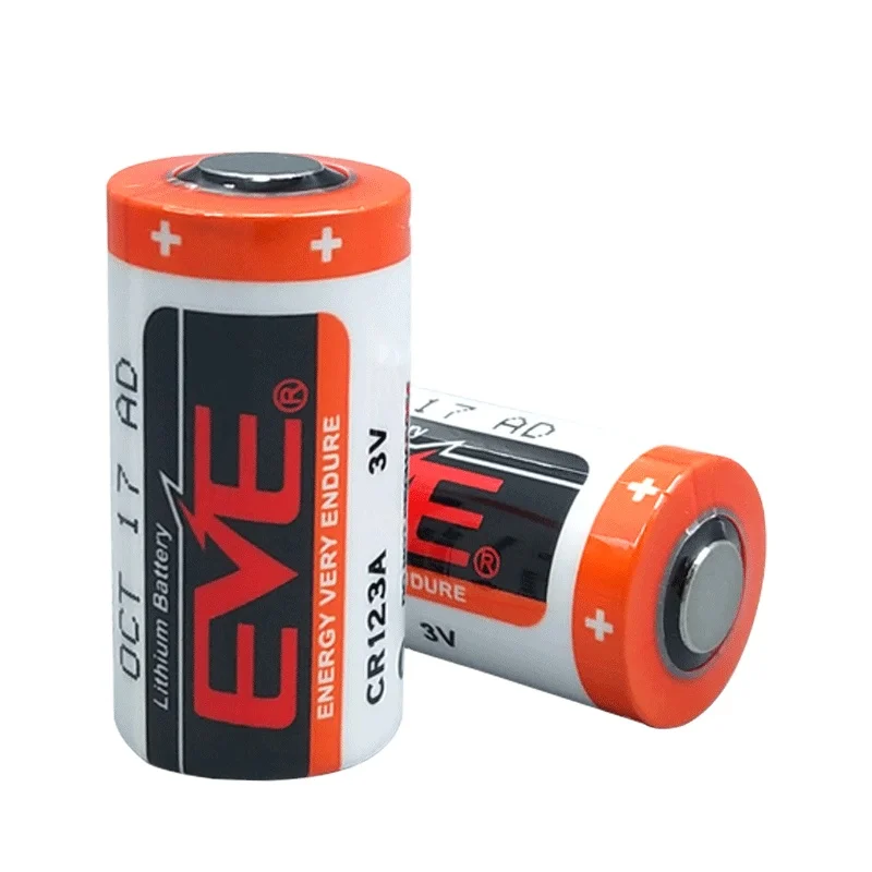 Customized CR123A 3V 1500mAh LiMnO2 Lithium Battery For Smart instrument GPS locator IoT device