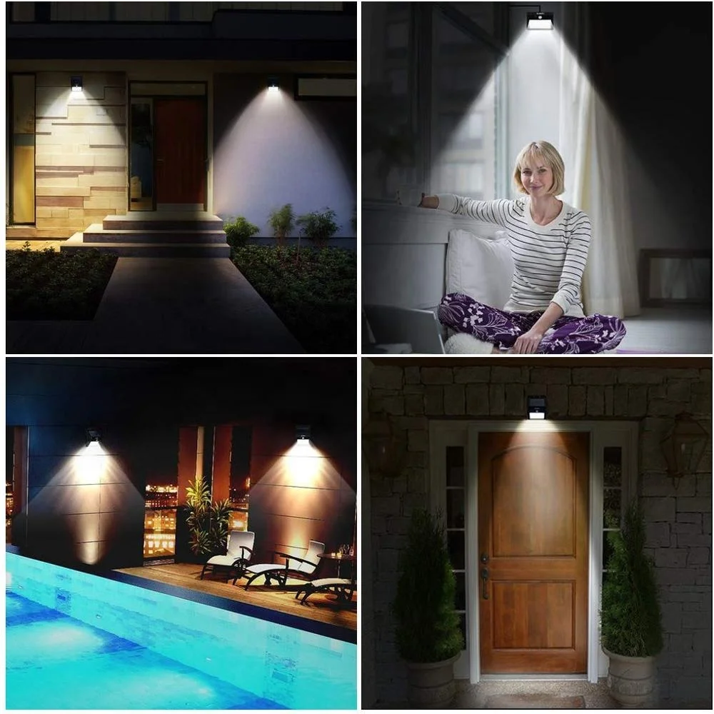 
30 LEDs PIR Motion Sensor 3 Modes COB split Solar Wall Lights for Garden Garage Pathway 