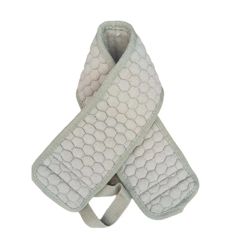 Bath Gloves Turkish Dead Skin Remover With Soap Body Double Sided Thermal Transfer Fingerless Jute And Olefin Bath Mitt