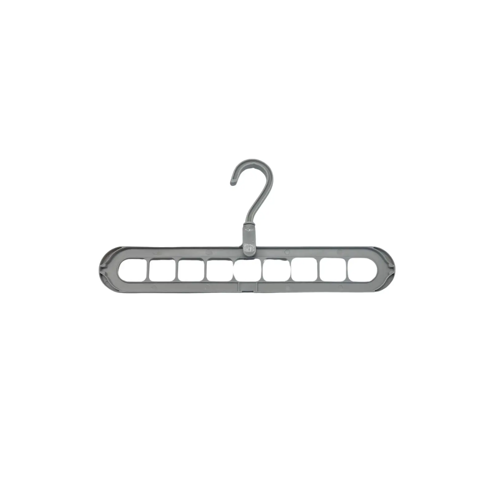 Multi-functional nine-hole hangers home storage clothes support wardrobe network red folding shrink rotating 9-hole hangers