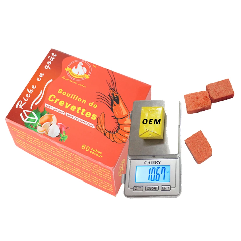 Halal shrimp stock bouillon for cooking
