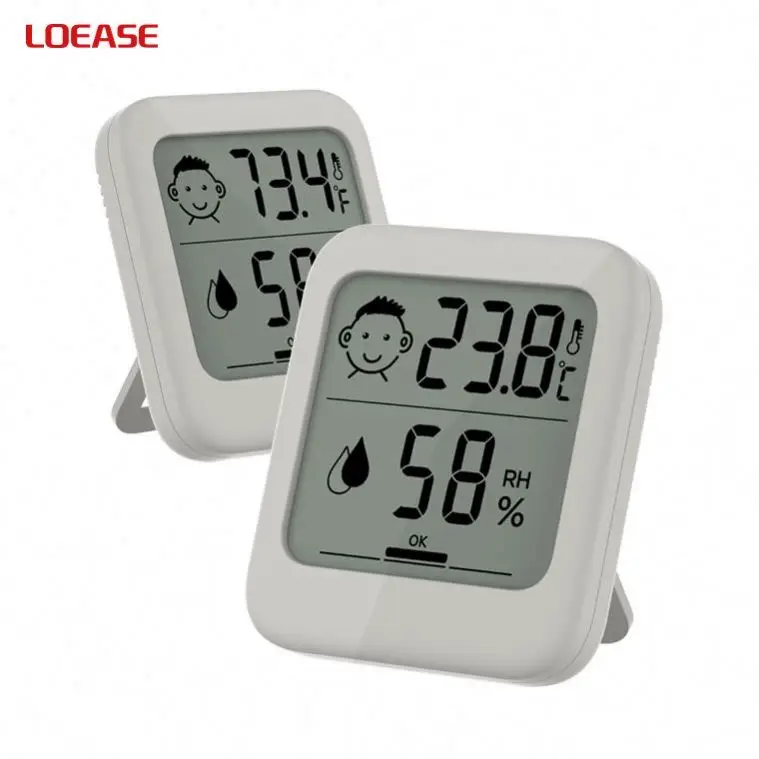 Professional Digital Hygrometer Indoor Thermometer Room Humidity Gauge with magnet and foldable stand